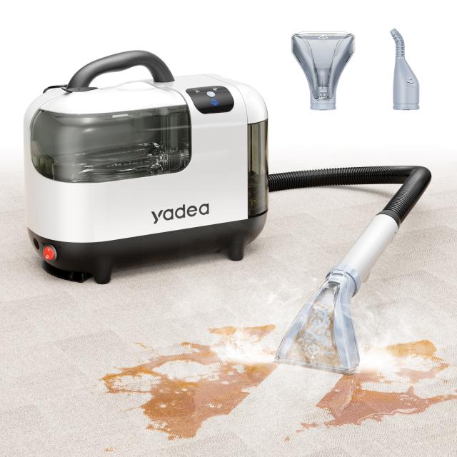 yadea公式☆クーポンで24,→19,!!】【100℃蒸気噴射 2in1スチーム掃除機